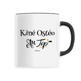 Mug - Kiné Ostéo au Top - 6 Coloris - Cadeau Original - Cadeau Personnalisable - Cadeaux-Positifs.com -Unique-Noir-
