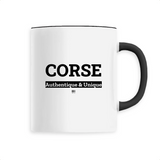 Mug - Corse Authentique & Unique - 6 Coloris - Cadeau Original - Cadeau Personnalisable - Cadeaux-Positifs.com -Unique-Noir-