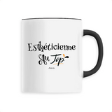 Mug - Esthéticienne au Top - 6 Coloris - Cadeau Original - Cadeau Personnalisable - Cadeaux-Positifs.com -Unique-Noir-