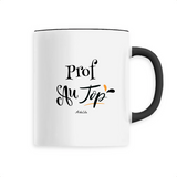 Mug - Prof au Top - 6 Coloris - Cadeau Original - Cadeau Personnalisable - Cadeaux-Positifs.com -Unique-Noir-