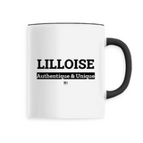 Mug - Lilloise - 6 Coloris - Cadeau Original - Cadeau Personnalisable - Cadeaux-Positifs.com -Unique-Noir-