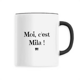 Mug - Moi c'est Mila - 6 Coloris - Cadeau Original - Cadeau Personnalisable - Cadeaux-Positifs.com -Unique-Noir-
