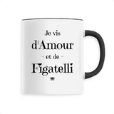Mug - Amour et Figatelli - 6 Coloris - Cadeau Original - Cadeau Personnalisable - Cadeaux-Positifs.com -Unique-Noir-