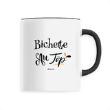 Mug - Bichette au Top - 6 Coloris - Cadeau Original - Cadeau Personnalisable - Cadeaux-Positifs.com -Unique-Noir-