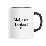 Mug - Moi c'est Loulou - 6 Coloris - Cadeau Original - Cadeau Personnalisable - Cadeaux-Positifs.com -Unique-Noir-