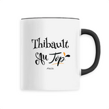 Mug - Thibault au Top - 6 Coloris - Cadeau Original - Cadeau Personnalisable - Cadeaux-Positifs.com -Unique-Noir-