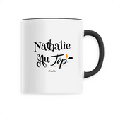 Mug - Nathalie au Top - 6 Coloris - Cadeau Original - Cadeau Personnalisable - Cadeaux-Positifs.com -Unique-Noir-