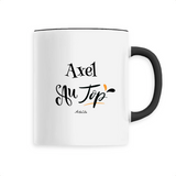 Mug - Axel au Top - 6 Coloris - Cadeau Original - Cadeau Personnalisable - Cadeaux-Positifs.com -Unique-Noir-
