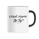 Mug - Grand Mamie au Top - 6 Coloris - Cadeau Original - Cadeau Personnalisable - Cadeaux-Positifs.com -Unique-Noir-
