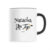 Mug - Natacha au Top - 6 Coloris - Cadeau Original - Cadeau Personnalisable - Cadeaux-Positifs.com -Unique-Noir-