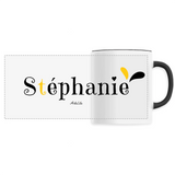 Mug - Stéphanie - 6 Coloris - Cadeau Original - Cadeau Personnalisable - Cadeaux-Positifs.com -Unique-Noir-