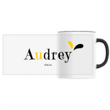 Mug - Audrey - 6 Coloris - Cadeau Original - Cadeau Personnalisable - Cadeaux-Positifs.com -Unique-Noir-
