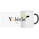 Mug - Valérie - 6 Coloris - Cadeau Original - Cadeau Personnalisable - Cadeaux-Positifs.com -Unique-Noir-