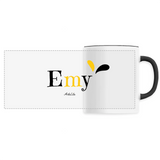 Mug - Emy - 6 Coloris - Cadeau Original - Cadeau Personnalisable - Cadeaux-Positifs.com -Unique-Noir-