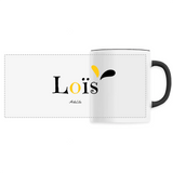 Mug - Loïs - 6 Coloris - Cadeau Original - Cadeau Personnalisable - Cadeaux-Positifs.com -Unique-Noir-