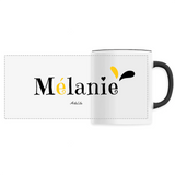 Mug - Mélanie - 6 Coloris - Cadeau Original - Cadeau Personnalisable - Cadeaux-Positifs.com -Unique-Noir-