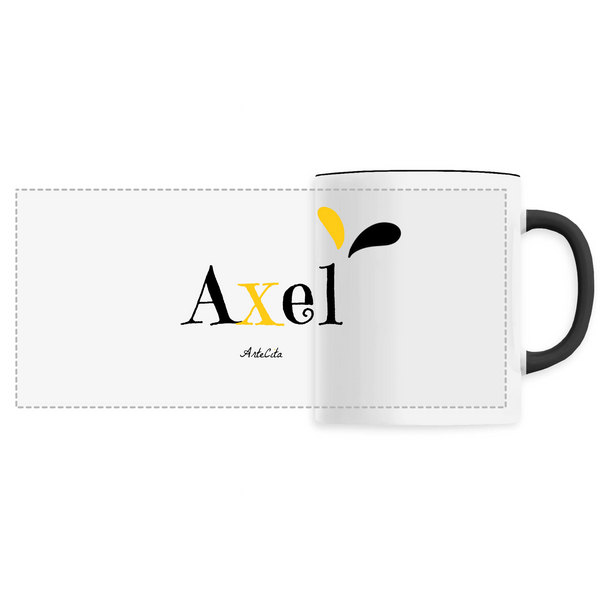 Mug - Axel - 6 Coloris - Cadeau Original - Cadeau Personnalisable - Cadeaux-Positifs.com -Unique-Noir-