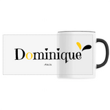 Mug - Dominique - 6 Coloris - Cadeau Original - Cadeau Personnalisable - Cadeaux-Positifs.com -Unique-Noir-