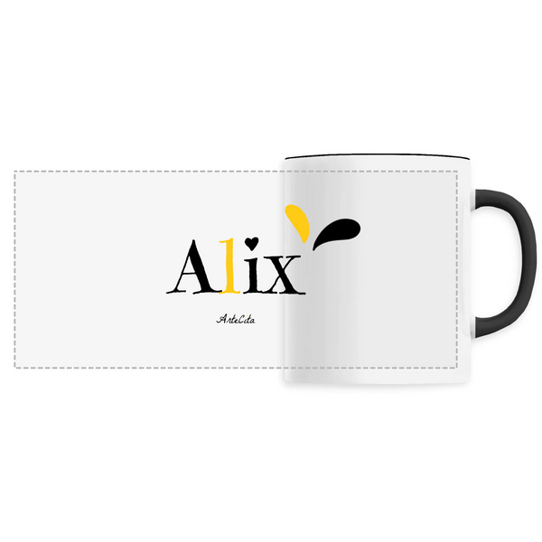Mug - Alix - 6 Coloris - Cadeau Original - Cadeau Personnalisable - Cadeaux-Positifs.com -Unique-Noir-