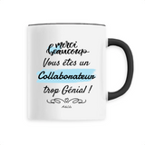 Mug - Merci Collaborateur - 6 Coloris - Cadeau Original - Cadeau Personnalisable - Cadeaux-Positifs.com -Unique-Noir-