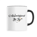 Mug - Collaborateur au Top - 6 Coloris - Cadeau Original - Cadeau Personnalisable - Cadeaux-Positifs.com -Unique-Noir-