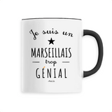 Mug - Un Marseillais trop Génial - 6 Coloris - Cadeau Original - Cadeau Personnalisable - Cadeaux-Positifs.com -Unique-Noir-