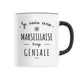 Mug - Une Marseillaise trop Géniale - 6 Coloris - Cadeau Original - Cadeau Personnalisable - Cadeaux-Positifs.com -Unique-Noir-