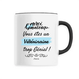 Mug - Merci, vous êtes un Vétérinaire trop Génial - 6 Coloris - Cadeau Personnalisable - Cadeaux-Positifs.com -Unique-Noir-