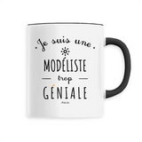 Mug - Une Modéliste trop Géniale - 6 Coloris - Cadeau Original - Cadeau Personnalisable - Cadeaux-Positifs.com -Unique-Noir-