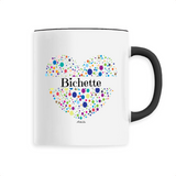 Mug - Bichette (Coeur) - 6 Coloris - Cadeau Unique & Tendre - Cadeau Personnalisable - Cadeaux-Positifs.com -Unique-Noir-