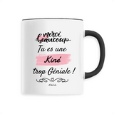 Mug - Merci tu es une Kiné trop Géniale - 6 Coloris - Cadeau Original - Cadeau Personnalisable - Cadeaux-Positifs.com -Unique-Noir-