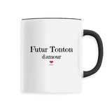Mug - Futur Tonton d'amour - 6 Coloris - Cadeau Original - Cadeau Personnalisable - Cadeaux-Positifs.com -Unique-Noir-