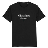 T-Shirt - Chouchou d'amour - Coton Bio - Unisexe - Cadeau Original - Cadeau Personnalisable - Cadeaux-Positifs.com -XS-Noir-