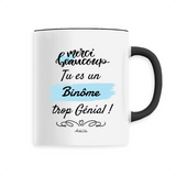 Mug - Merci, tu es un Binôme trop Génial - 6 Coloris - Unique - Cadeau Personnalisable - Cadeaux-Positifs.com -Unique-Noir-