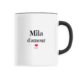 Mug - Mila d'amour - 6 Coloris - Cadeau Original & Tendre - Cadeau Personnalisable - Cadeaux-Positifs.com -Unique-Noir-
