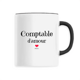 Mug - Comptable d'amour - 6 Coloris - Cadeau Original & Unique - Cadeau Personnalisable - Cadeaux-Positifs.com -Unique-Noir-