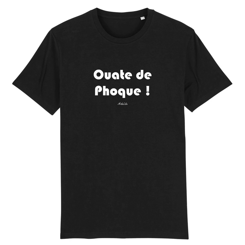 Cadeau anniversaire : T-Shirt Premium - Ouate de Phoque - Coton Bio - 12 Coloris - Humour - Cadeau Personnalisable - Cadeaux-Positifs.com -XS-Noir-