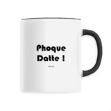 Mug - Phoque Datte - 6 Coloris - Cadeau Drôle - Humour - Cadeau Personnalisable - Cadeaux-Positifs.com -Unique-Noir-