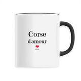 Mug - Corse d'amour - 6 Coloris - Cadeau Original & Tendre - Cadeau Personnalisable - Cadeaux-Positifs.com -Unique-Noir-