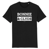 T-Shirt Premium - Bonnie & Clyde - Coton Bio - 12 Coloris - Mythique - Cadeau Personnalisable - Cadeaux-Positifs.com -XS-Noir-