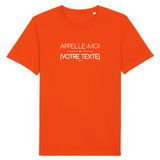 T-shirt Premium à Personnaliser - Appelle-Moi XXX - 11 Coloris - Cadeau Personnalisable - Cadeau Personnalisable - Cadeaux-Positifs.com -XS-Orange-