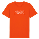 T-shirt Premium à Personnaliser - Appelle-Moi XXX - 12 Coloris - Cadeau Personnalisable - Cadeau Personnalisable - Cadeaux-Positifs.com -XS-Orange-