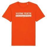 T-shirt Premium à Personnaliser - XXX Authentique & Unique - 12 Coloris - Cadeau Personnalisable - Cadeau Personnalisable - Cadeaux-Positifs.com -XS-Orange-