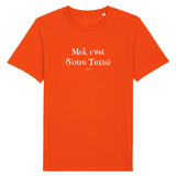 T-shirt Premium à Personnaliser - Moi c'est XXX - 12 Coloris - Cadeau Personnalisable - Cadeau Personnalisable - Cadeaux-Positifs.com -XS-Orange-