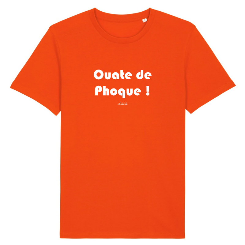Cadeau anniversaire : T-Shirt Premium - Ouate de Phoque - Coton Bio - 12 Coloris - Humour - Cadeau Personnalisable - Cadeaux-Positifs.com -XS-Orange-