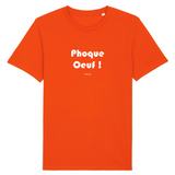 T-Shirt Premium - Phoque Oeuf - Coton Bio - 12 Coloris - Humour - Cadeau Personnalisable - Cadeaux-Positifs.com -XS-Orange-