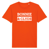 T-Shirt Premium - Bonnie & Clyde - Coton Bio - 12 Coloris - Mythique - Cadeau Personnalisable - Cadeaux-Positifs.com -XS-Orange-