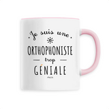 Mug - Une Orthophoniste trop Géniale - 6 Coloris - Cadeau Original - Cadeau Personnalisable - Cadeaux-Positifs.com -Unique-Rose-