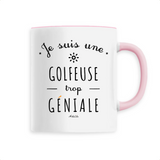 Mug - Une Golfeuse trop Géniale - 6 Coloris - Cadeau Original - Cadeau Personnalisable - Cadeaux-Positifs.com -Unique-Rose-