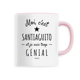 Mug - Santiaguito est trop Génial - 6 Coloris - Cadeau Original - Cadeau Personnalisable - Cadeaux-Positifs.com -Unique-Rose-